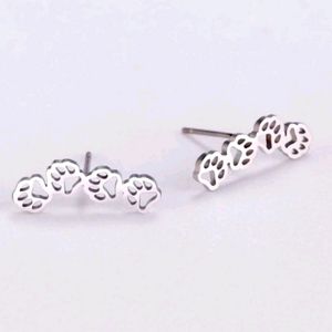 Animal Paw Print Earrings